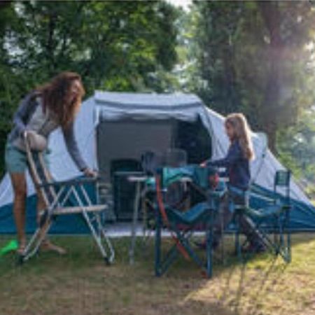 Les Hortensias grande tente familiale deux chambres et séjour vue mer sur camping nature Plestin-les-Grèves Esterno foto